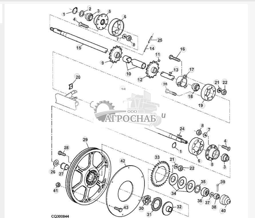 UPPER SHAFT AND TRANSMISSION 